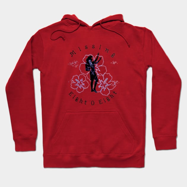 Missing 808 - Female Hula Dancer Hoodie by Mikhou Designs